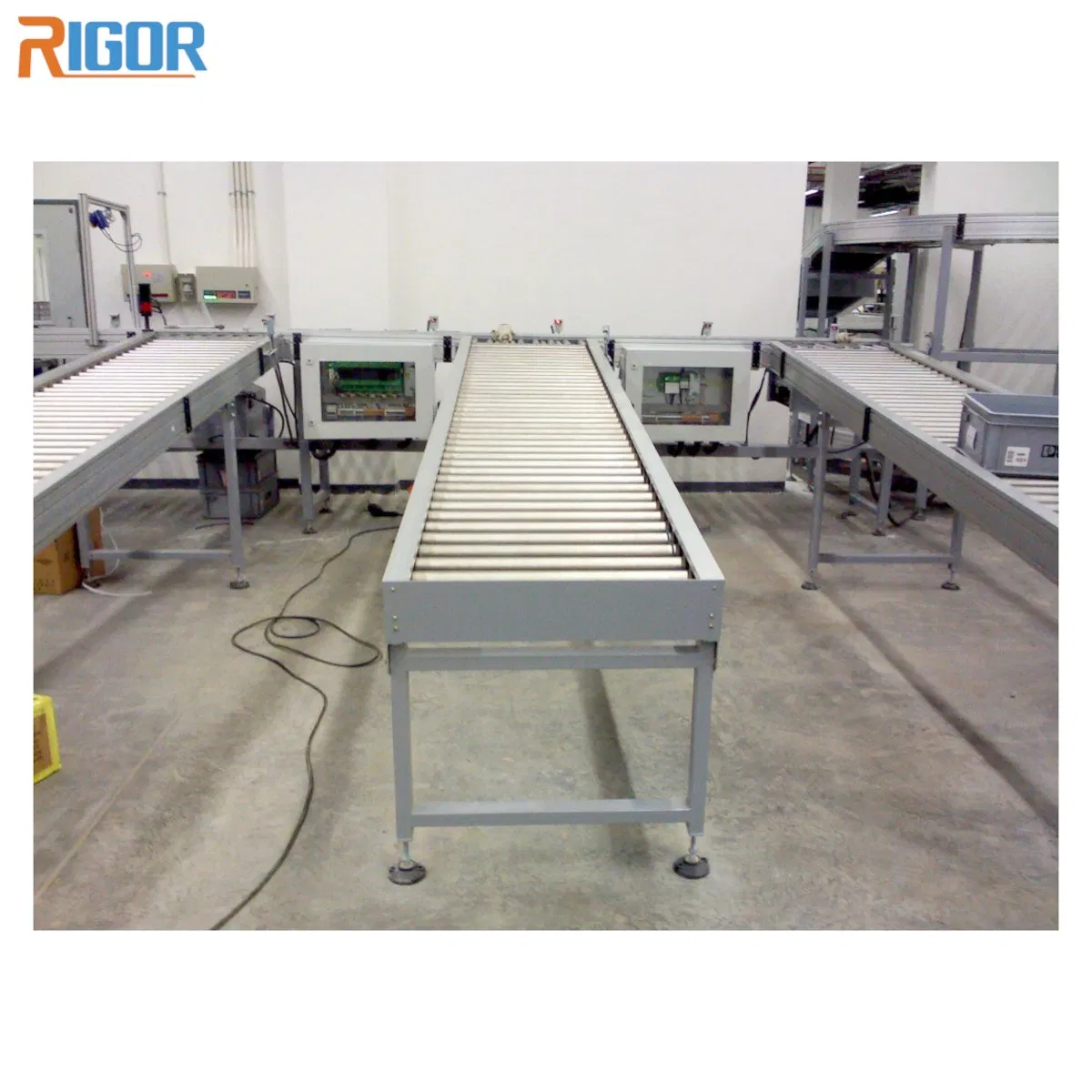 Customized Unpowered Roller Conveyor OEM Durable Gravity Conveyor System for Automation