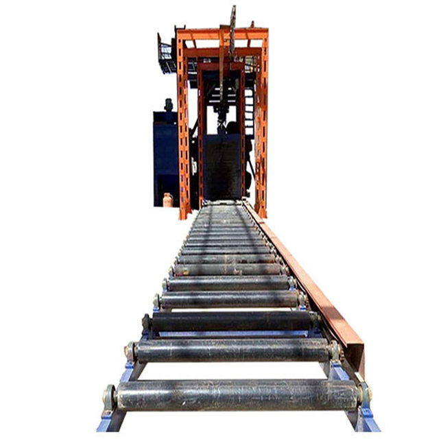 Advanced Surface Preparation and Cleaning Slabs Shot Roller Conveyor Type Shot Blasting System