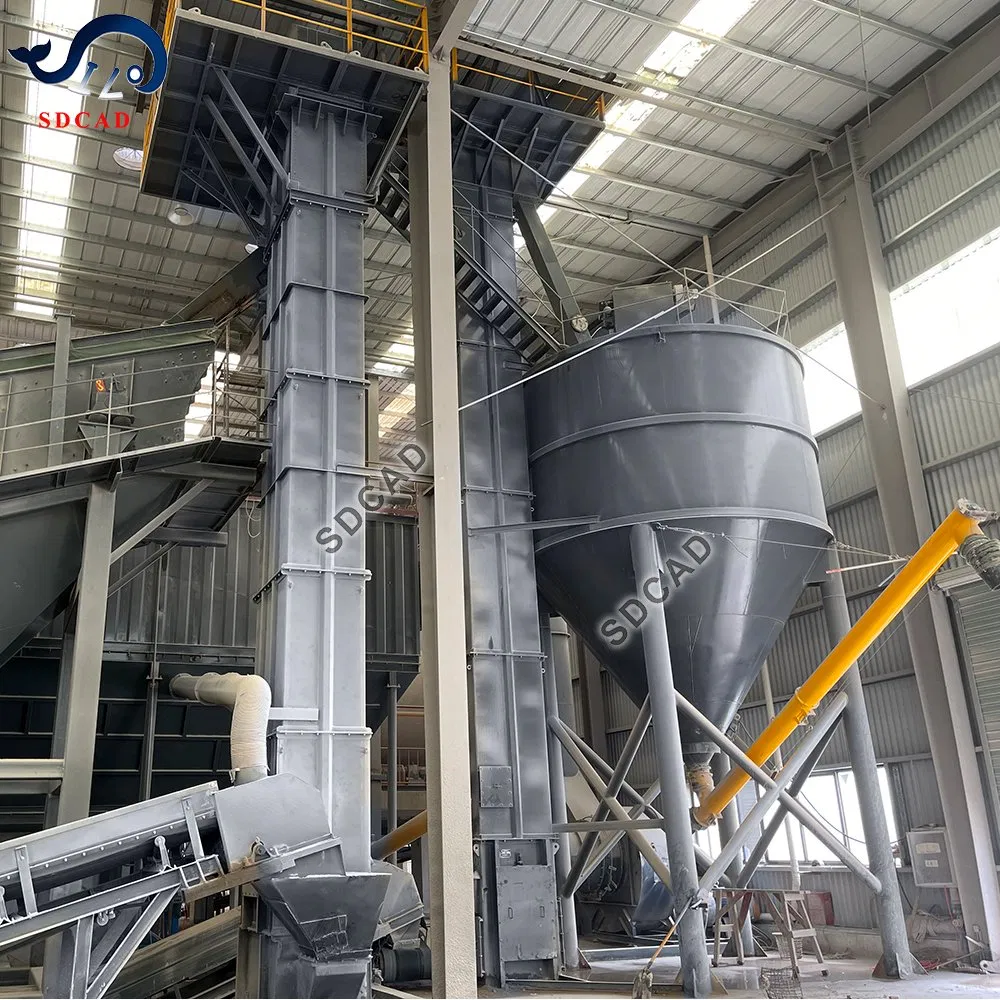 Complete Vertical Lift Bucket Conveyor System with Belt Clamp Fasteners for Mining