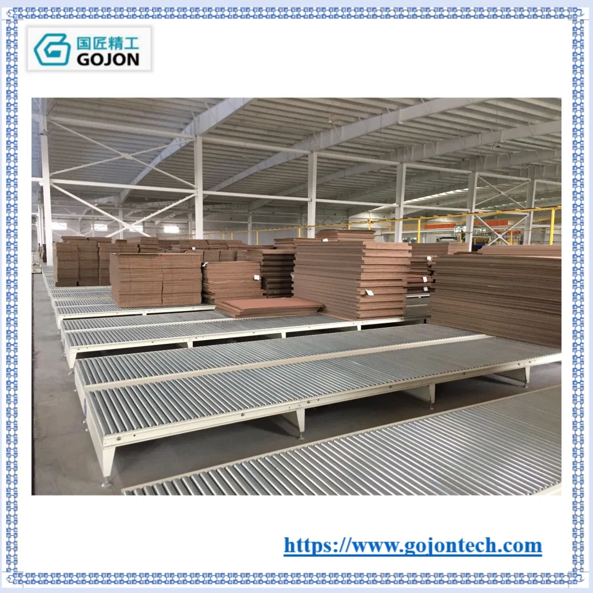 Durable Gravity Roller Conveyor System for Workshop and Logistics Transport Space-Saving Robust Durable Logistics Equipment Manufacturer