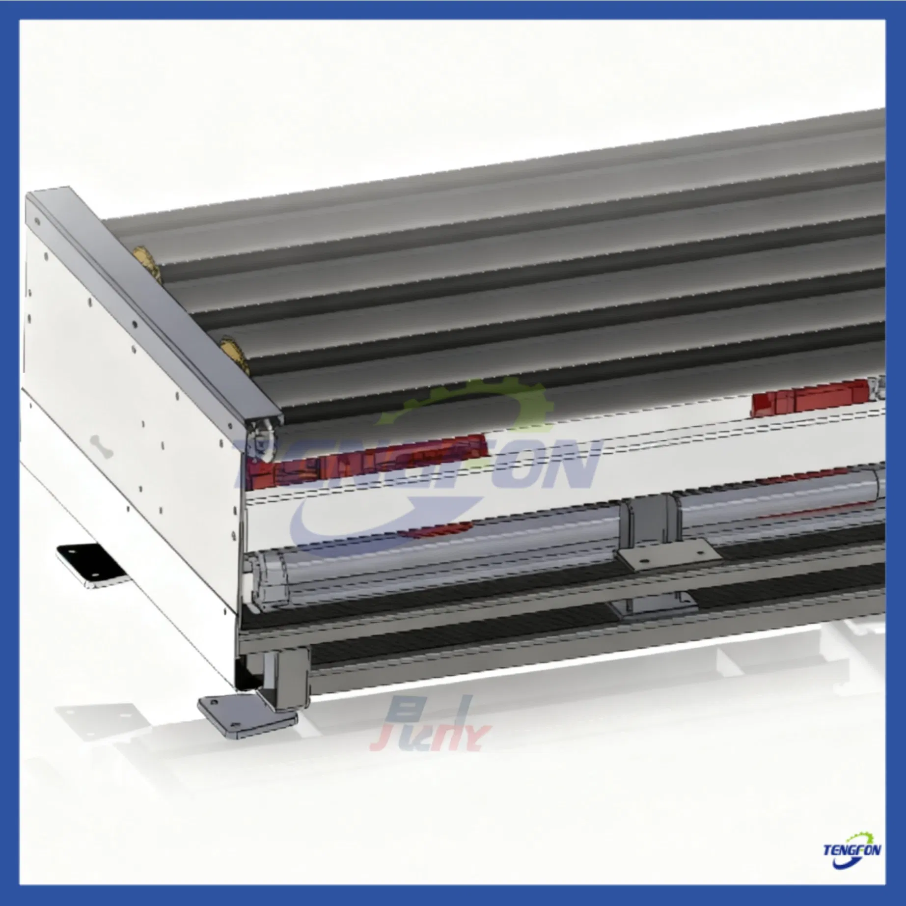 Chain Conveyor System for Mining Material Transport and Sorting Applications
