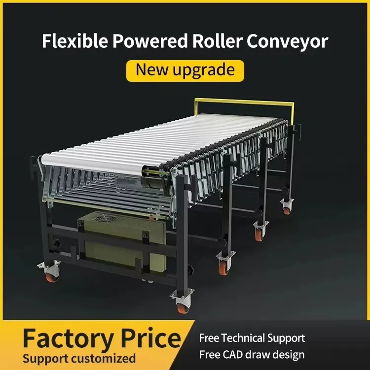 Telescopic Flexible Roller Conveyor