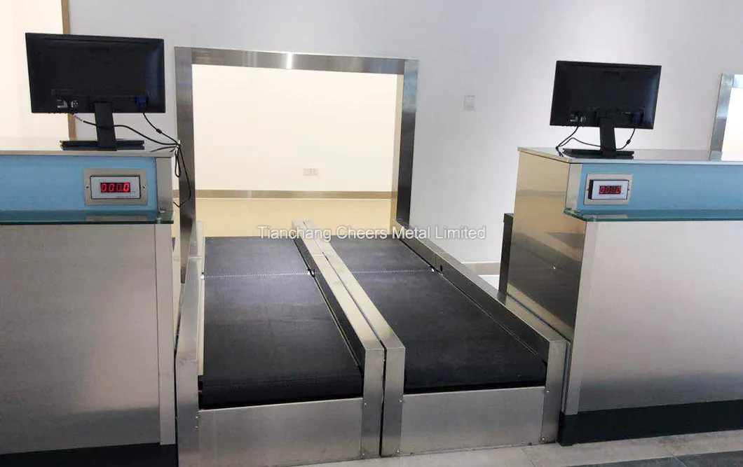 Airport Baggage Roller Conveyor Belt System 4