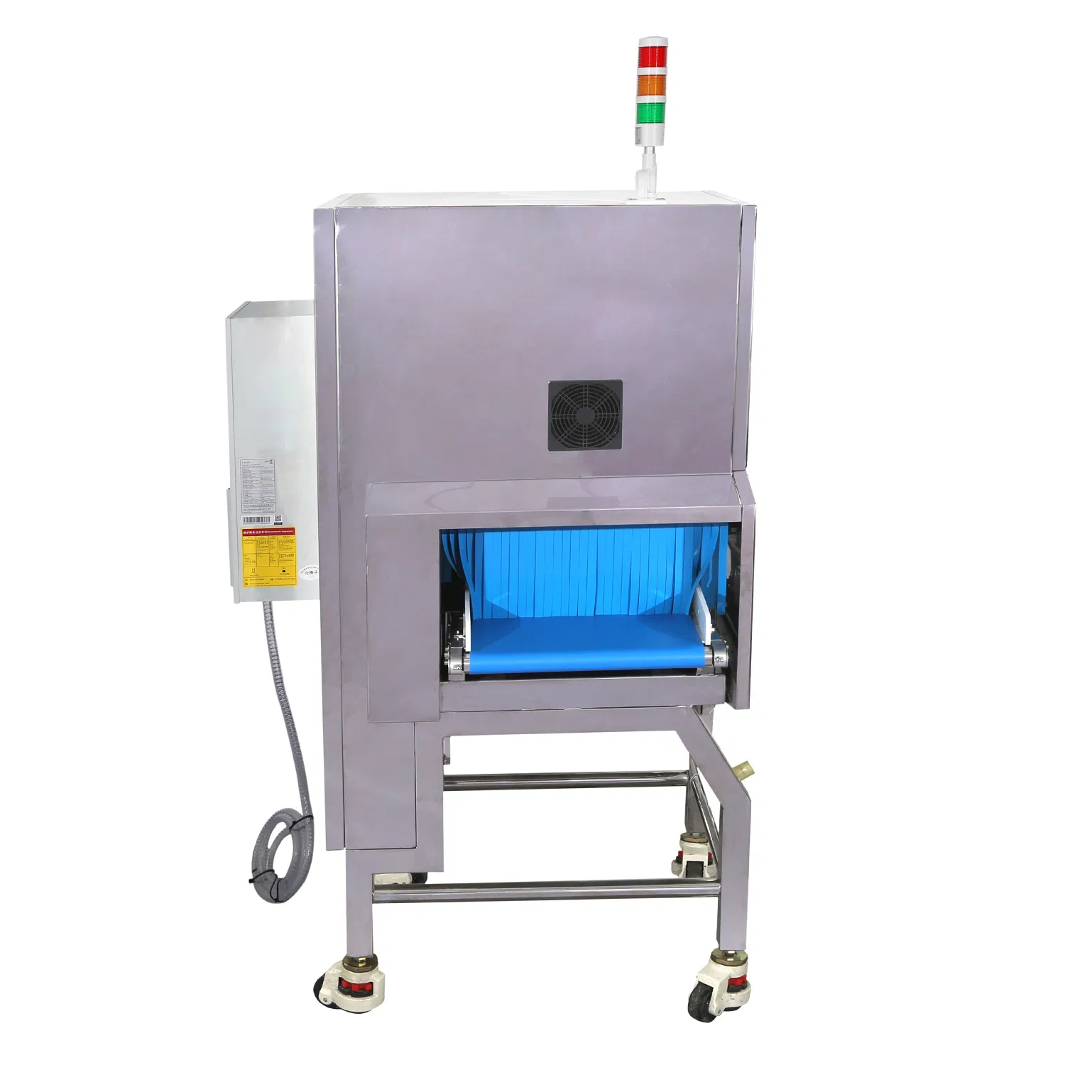 Jzxr Xr-500d Industrial Stainless Steel Automatic X-ray Inspection System Alarm LCD Conveyor Belt Metal Detector for Food
