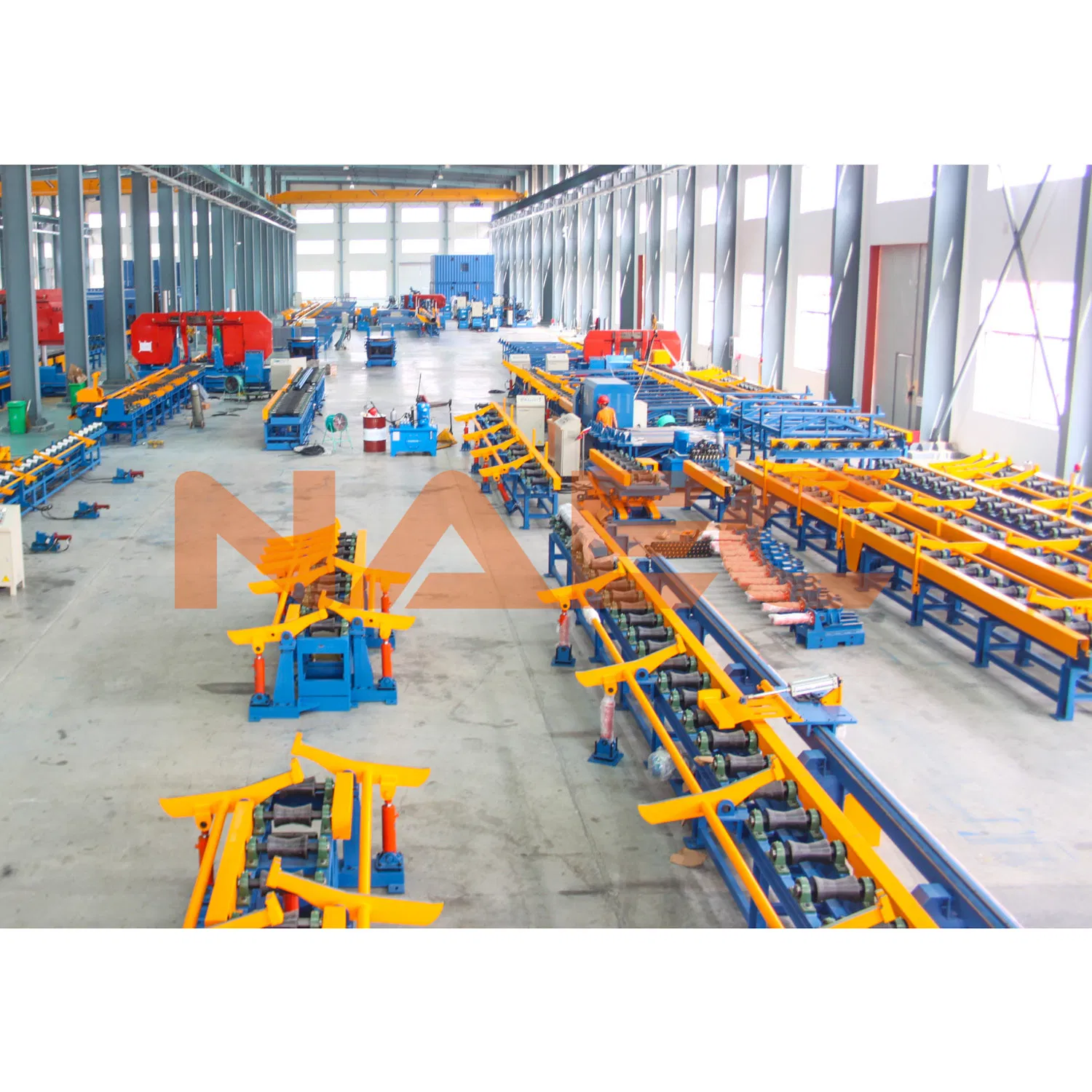 Roller Type Conveyor System for Pipe Transferring