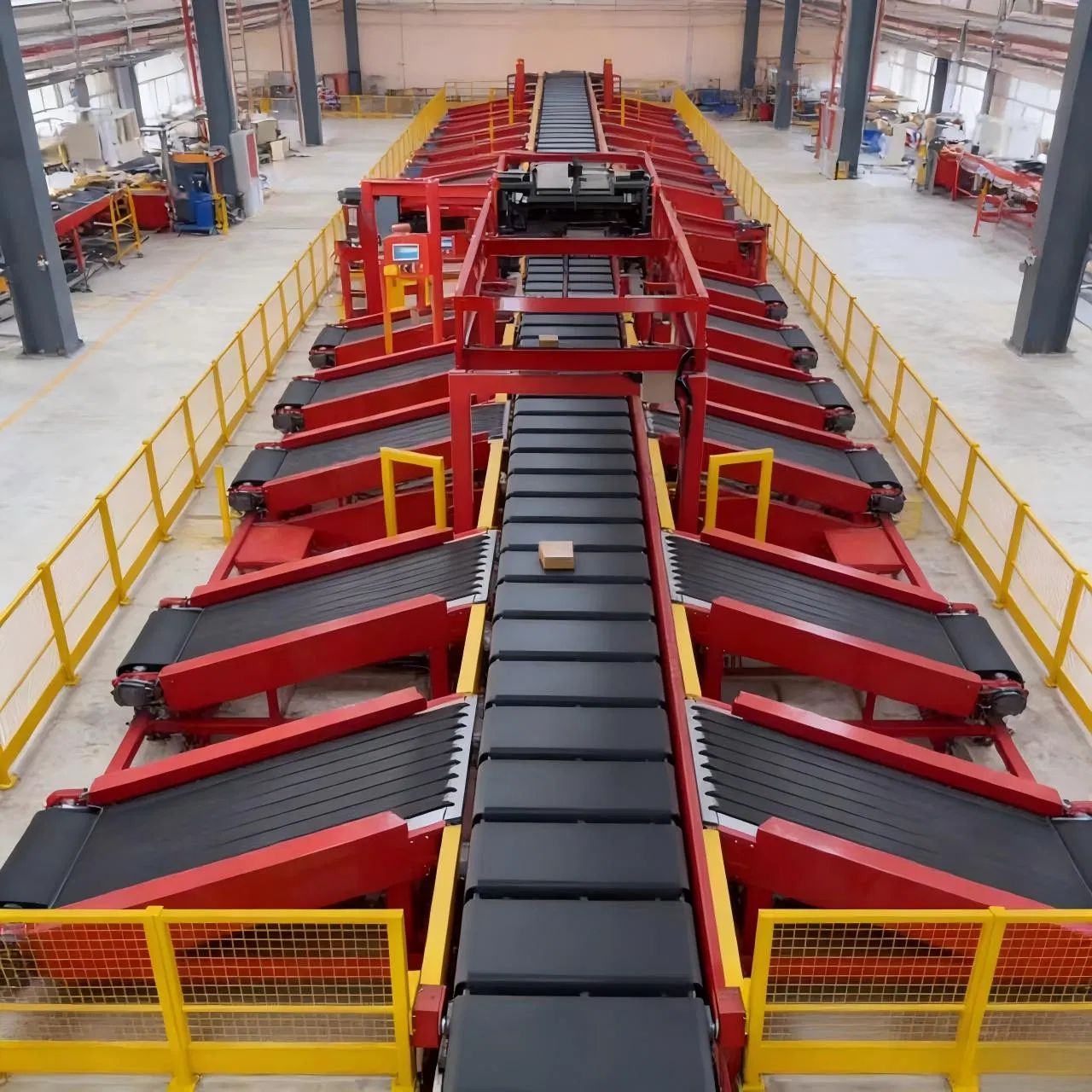 Top Level Belt Conveyor with High Speed and Accurate Sorting for Heavy Volume Logistics Operation Efficiency