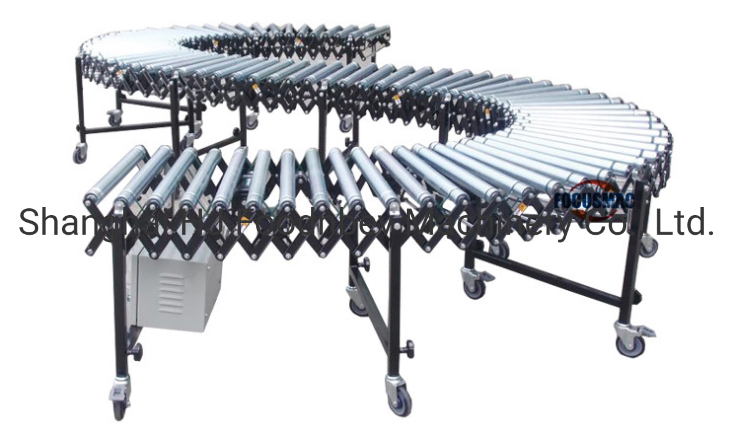 Motorized Flexible Powered / Gravity Expandable Roller Conveyor