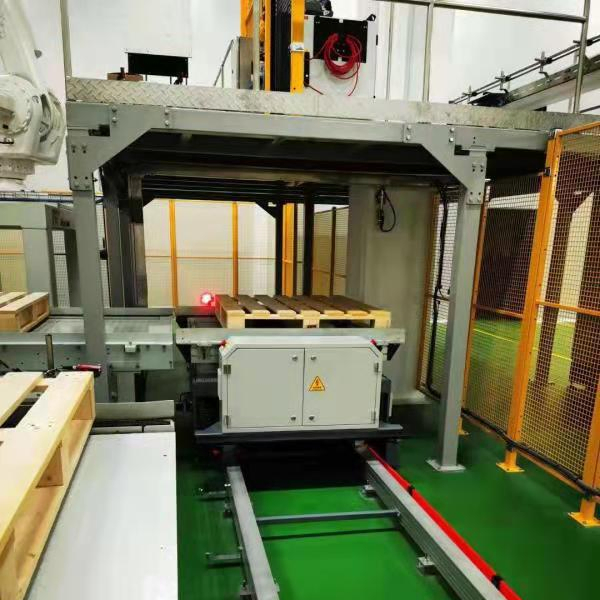 Ebiltech Smart Warehouse Straight Line Rgv Shuttle for Pallet Automated Storage for Food, Chemical, Medicine Industry