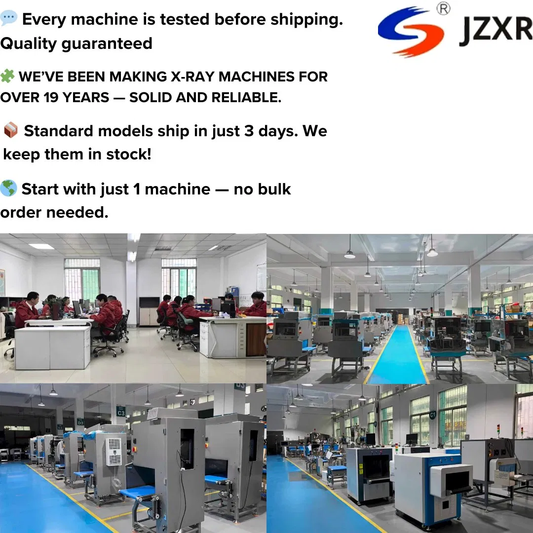 Jxzr Industrial X Ray Inspection System with Blue Conveyor Belt for Bakery Products Radiation Safe, Easy Clean Fast Delivery