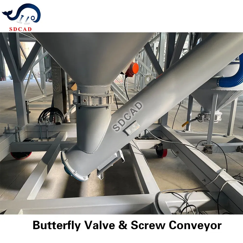 Bulk Loading System with Telescopic Spout and Conveyor for Powder Transfer