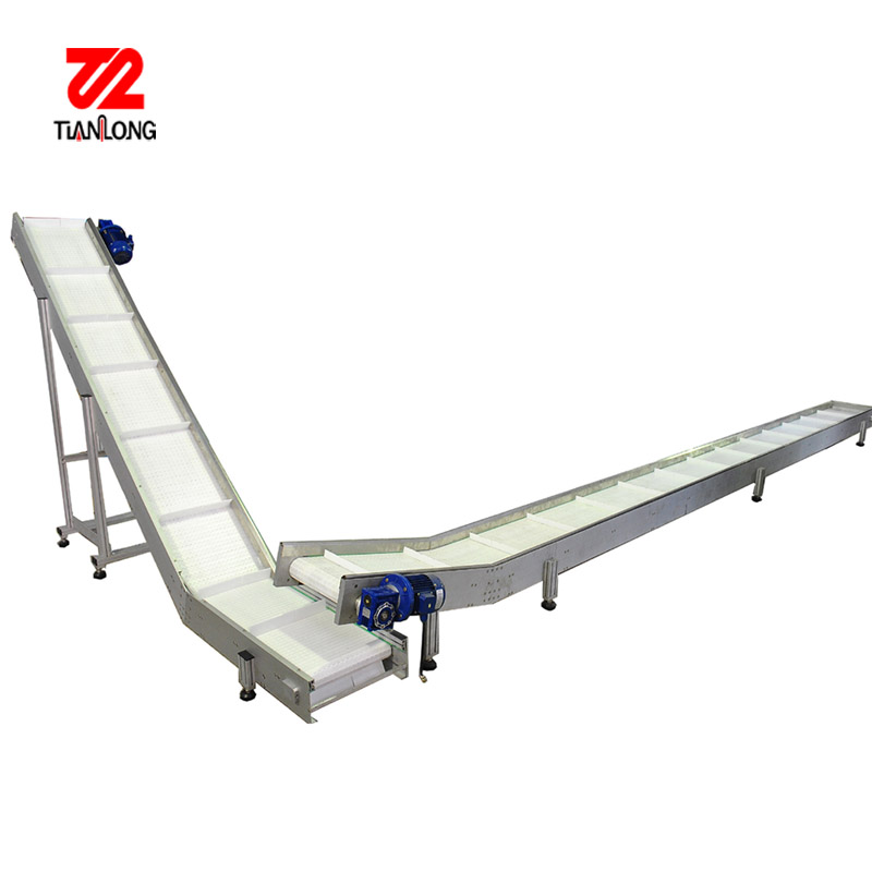 Large Pitch White Color Plastic Modular Conveyor