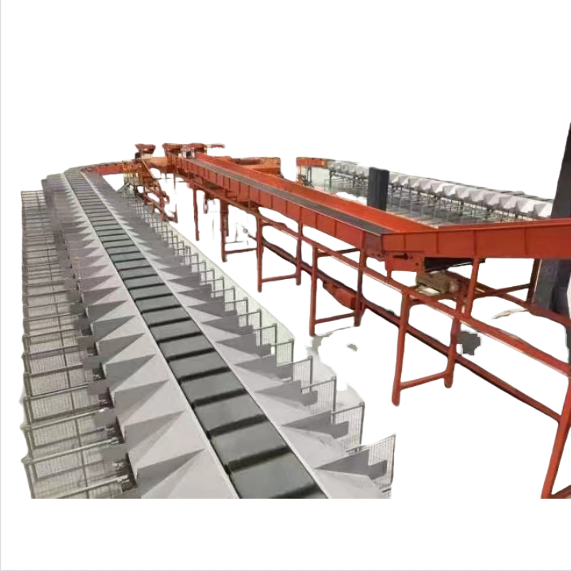Customized Logistics Warehouse Cross Belt Sorter High Speed Conveyor Cross Belt Express Parcel Sorter