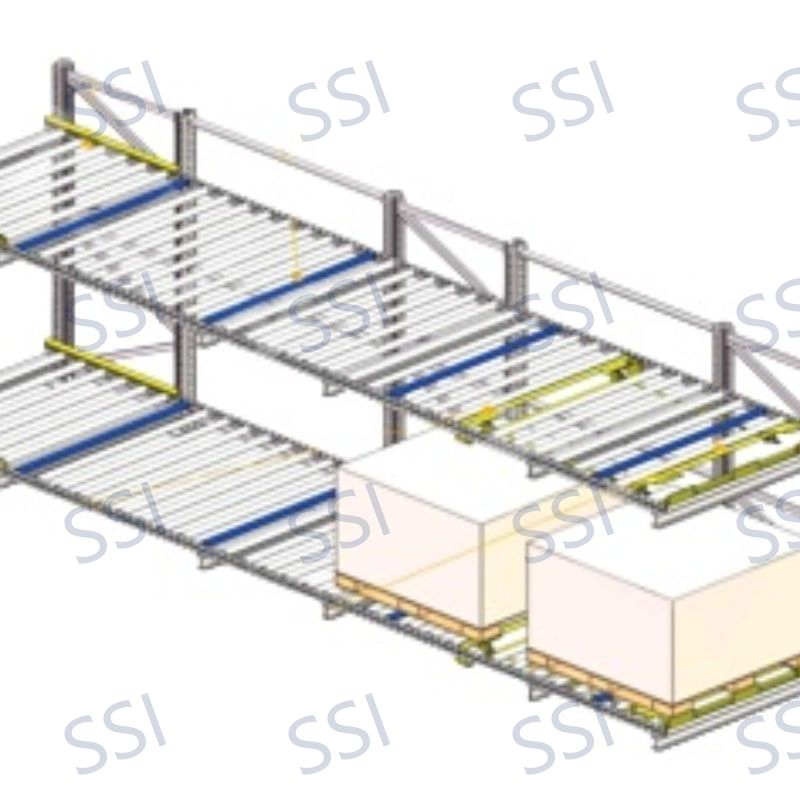 Unloading Expandable Gravity Flexible Skate Wheel Conveyor System
