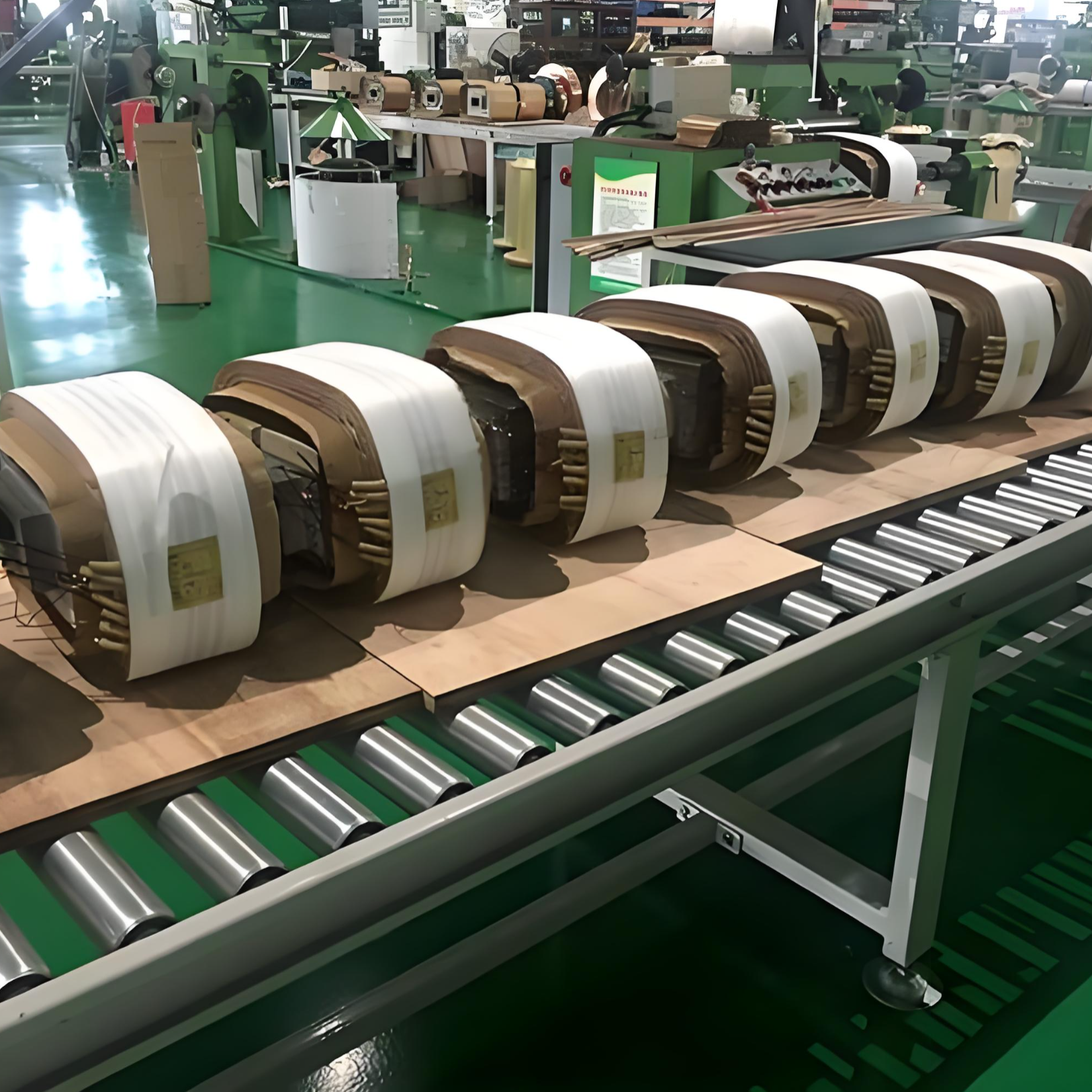 Flexible Modular Roller Conveyor System for Automated Industrial Production