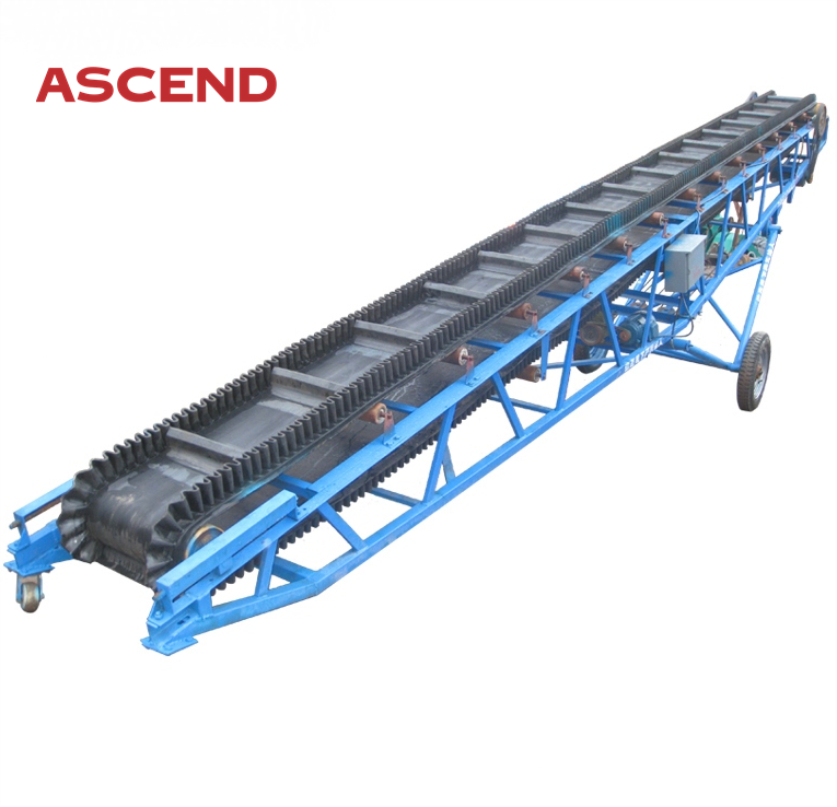 100 150 200 Tons Per Hour Capacity Fire Resistant Belt Conveyor Movable Mining Conveyor System in Rugged Applications in Sudan