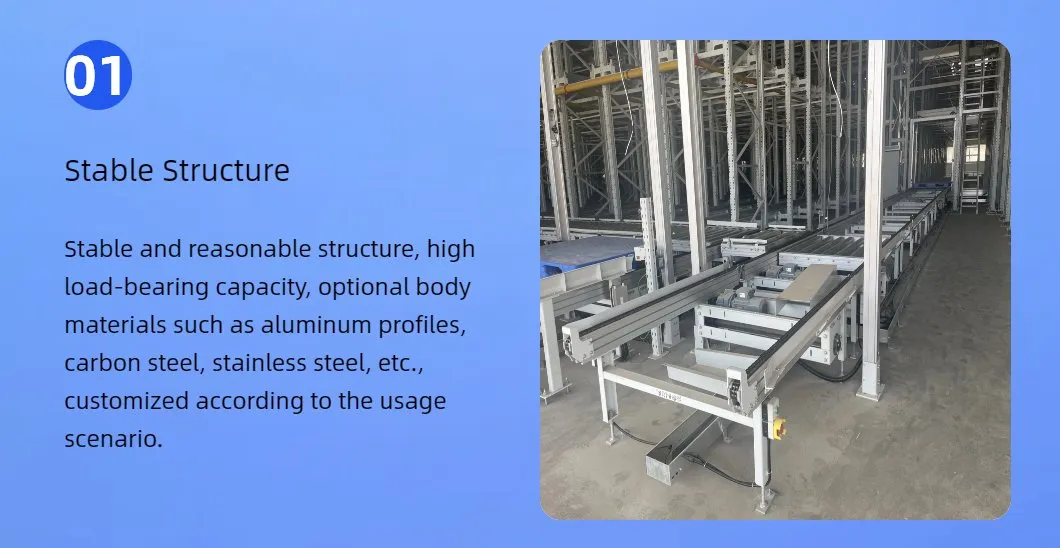 High Capacity Industrial Pallet Conveyor System for Continuous Transport in Production Lines