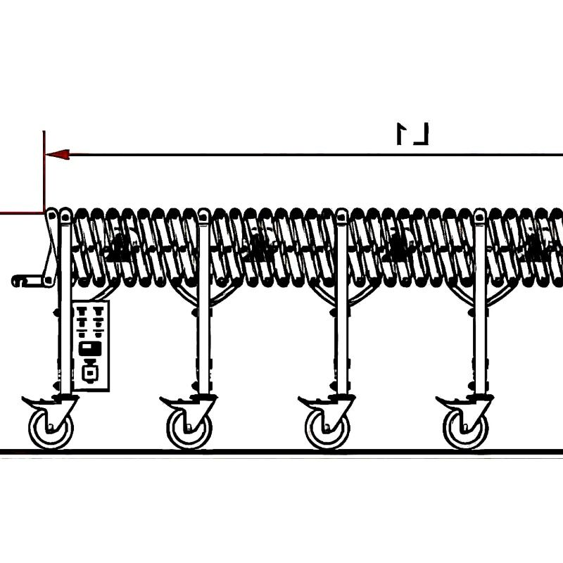 Custom Automatic Electric Roller Conveyor Line System for Package/Medicine