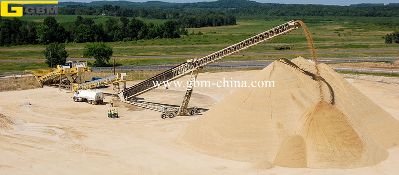 Shiploader Telescopic Stacker Conveyor System