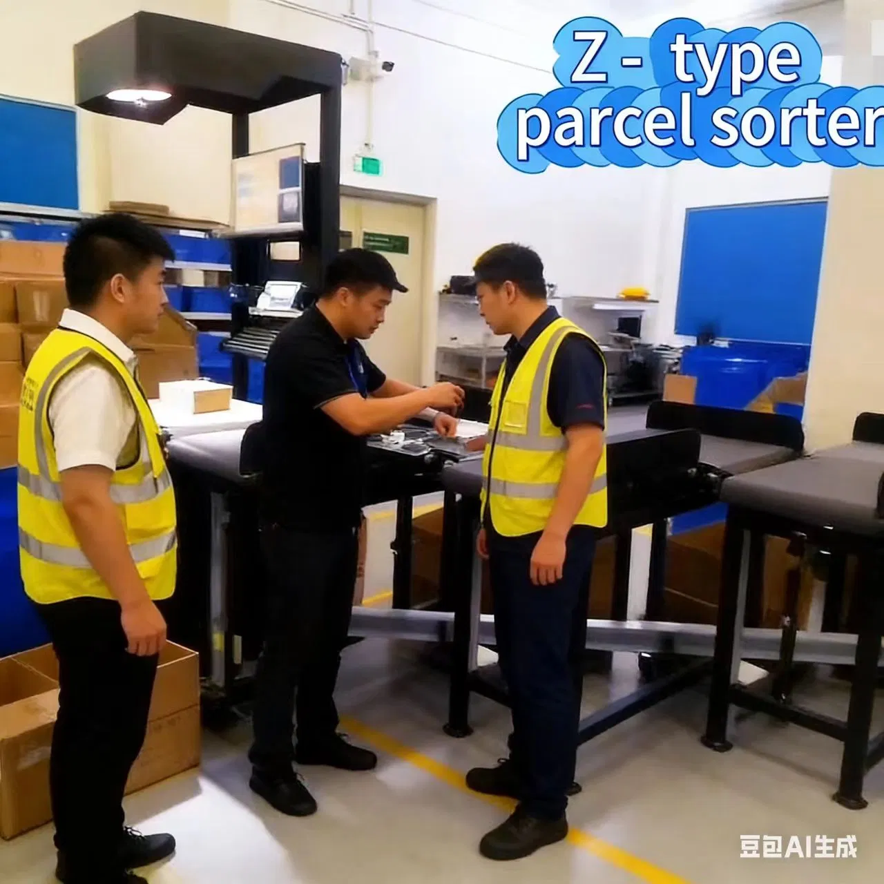Intelligent Flexible Conveyor Belt with High Speed and Accurate Sorting for Various Package Operation Efficiency