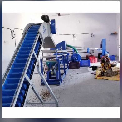 30 Feet MS Bucket Food Grade Automatic Modular Belt Conveyor Bucket Elevator Lifting System 1Ton Capacity Food Processing Lines