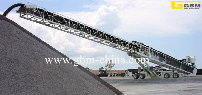 Shiploader Telescopic Stacker Conveyor System