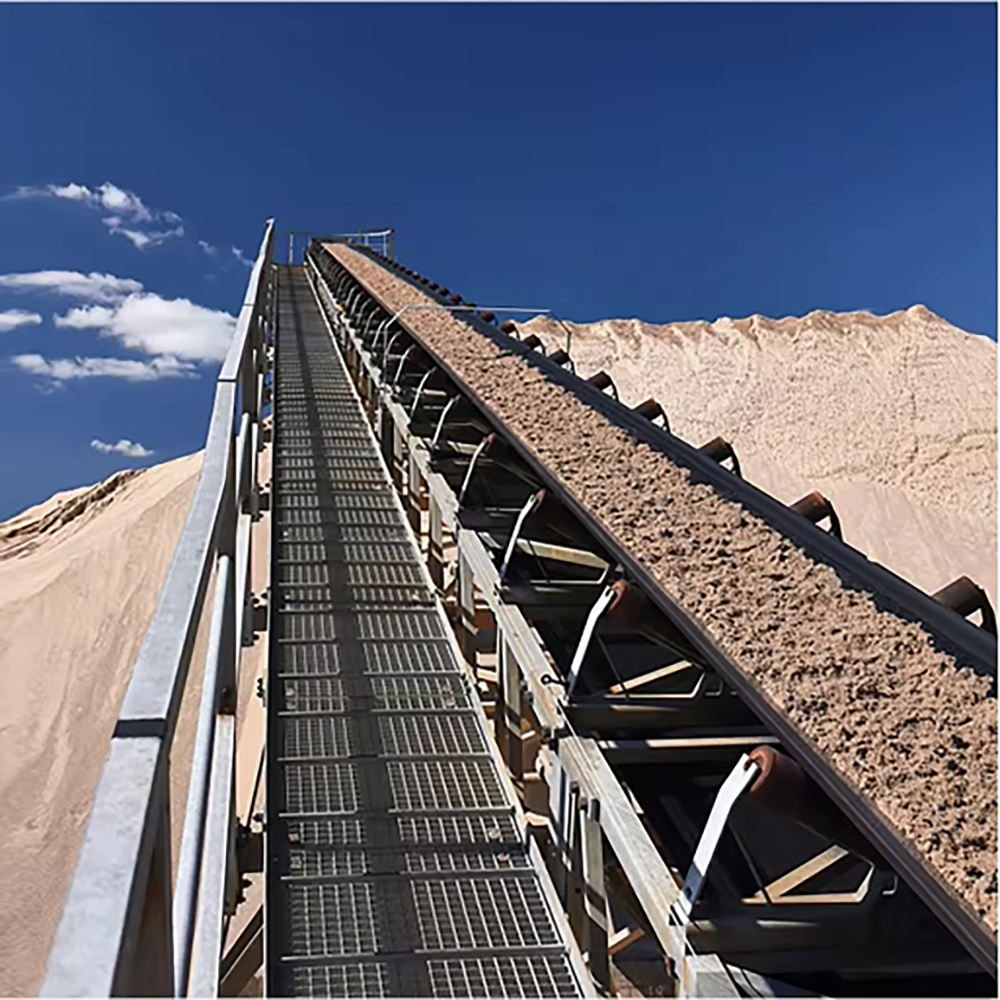 Heavy-duty Belt Conveyors for Large-scale Mines, Adjustable-speed Industrial Material Handling Belt Conveyors