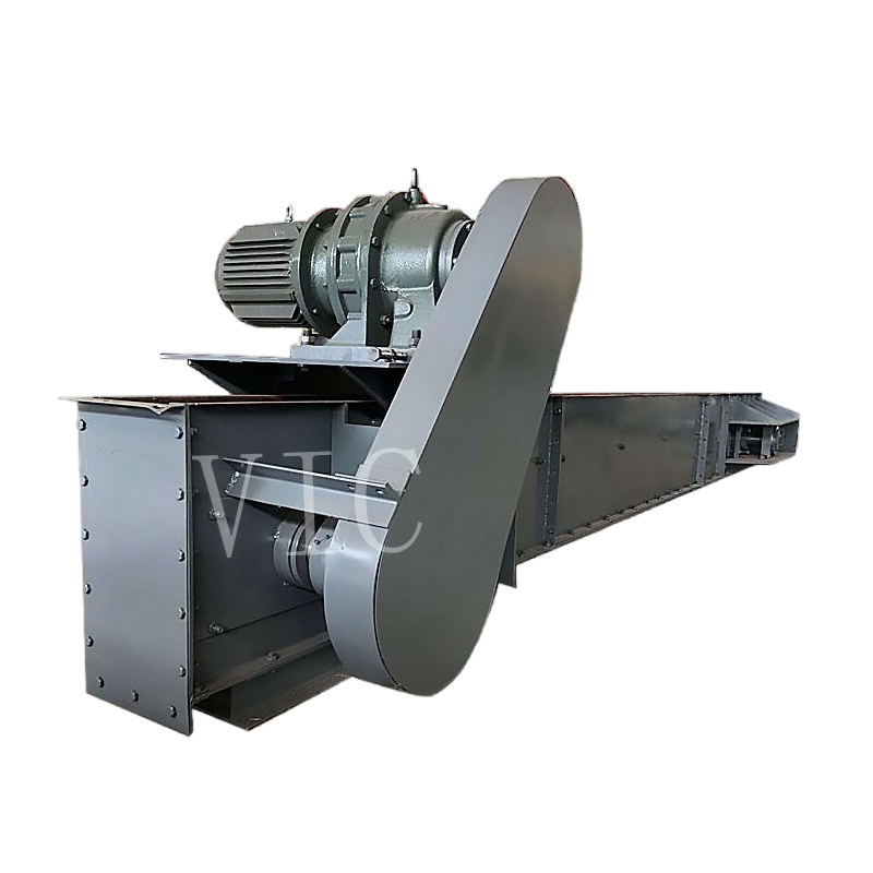 Full autoamtic industrial robust chain drag buried scraper conveyor system for precision grain and oil cake horizontal and vertical transport