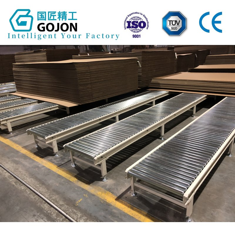 Carton Box Driven Roll Conveyor Portable Gravity Roller Conveyor System for Flexible Workshop Application
