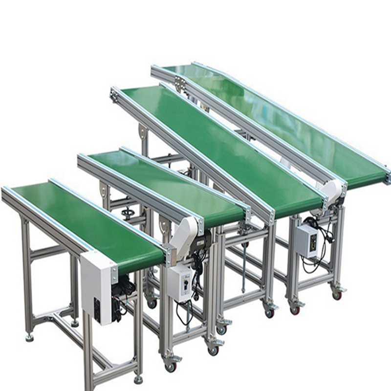Zhenway Automatic Motorized Extendable Belt Conveyor Inclined Declined System Logistics Manufacturing E-commerce Warehouse