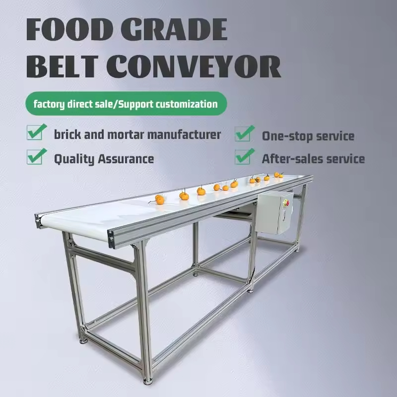 Power Stainless Steel PVC Rubber Conveyor Belt Systems