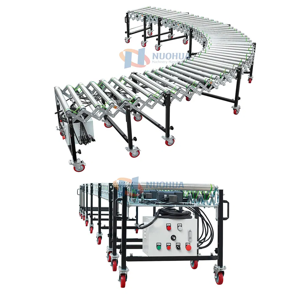 Flexible and Easily Manoeuvrable Powered Roller Expandable Conveyor for Distribution Centres