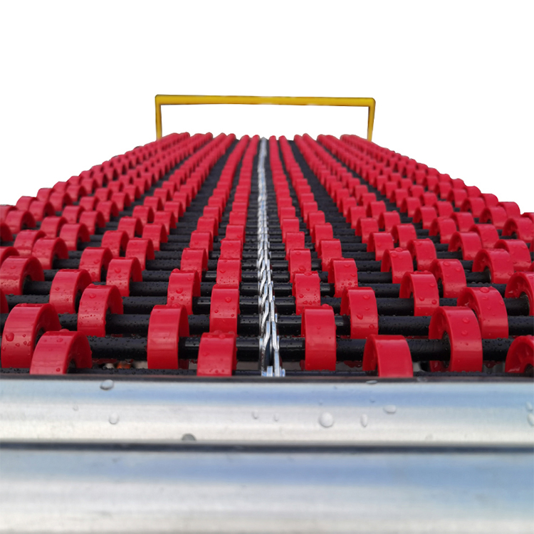 Liangzo Gravity Flexible Plastic Skatewheel Roller Conveyor Expandable For Seamless Unloading