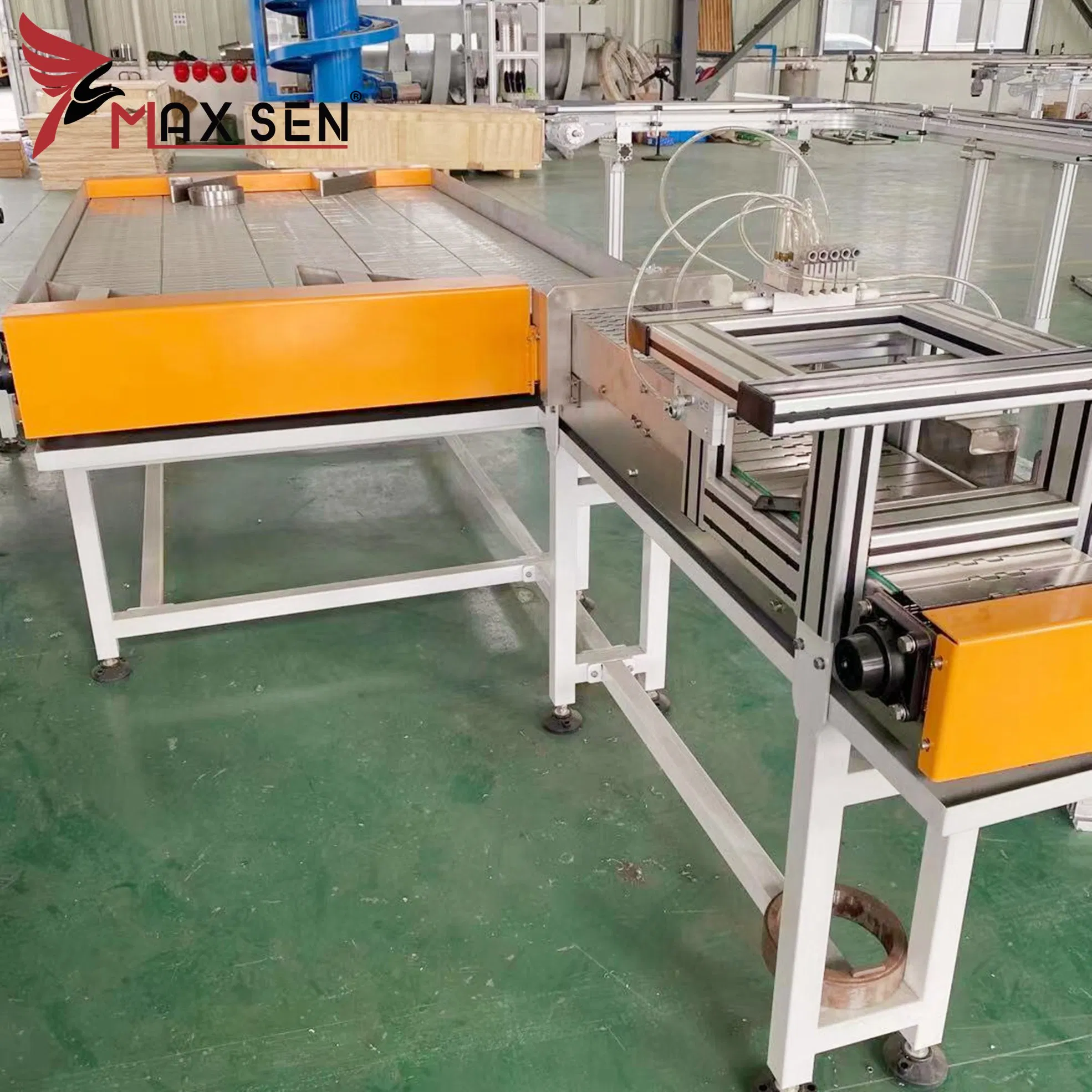 High Quality Top Chain Conveyor System with Turning Curve Type From China Factory