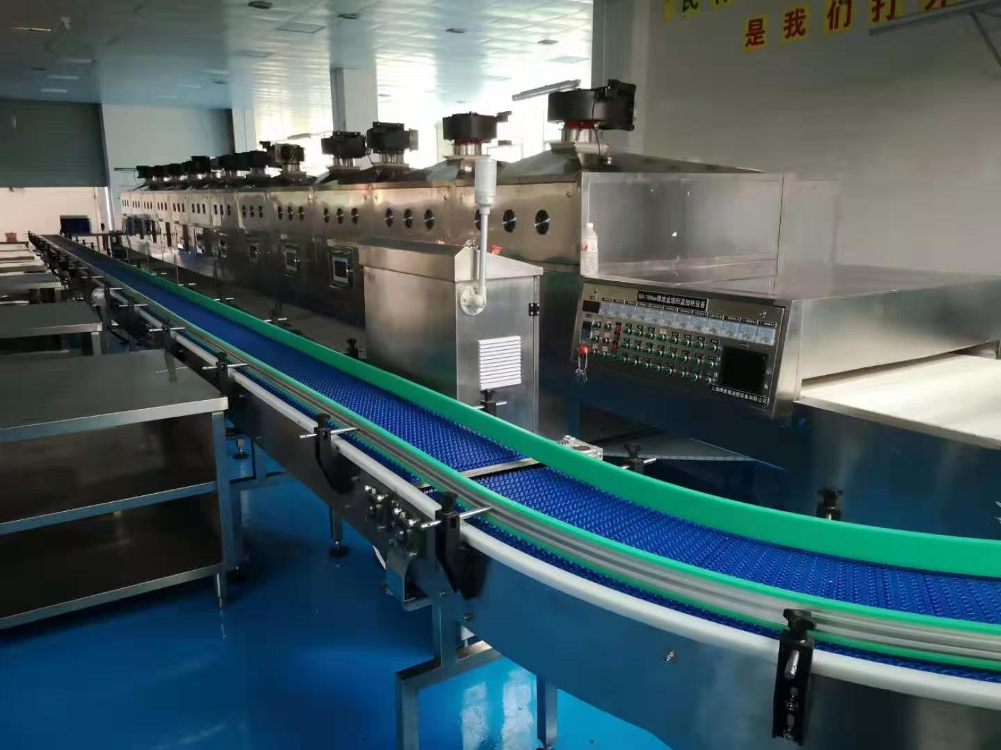 Customized food grade chain straight 90 degrees plastic modular belt conveyor systems machine for food beverage Industry