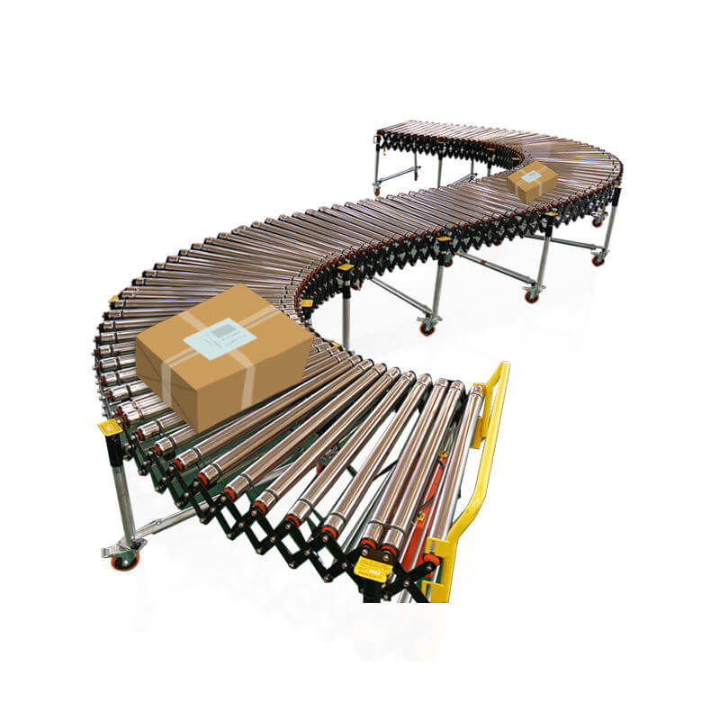 OEM Support Portable Expandable Telescopic Flexible Frictiontraining Roller Idler Conveyor