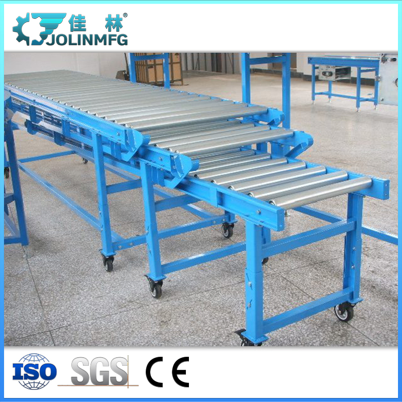 Powered Telescopic Expandable Box Roller Conveyor Line Conveyor System
