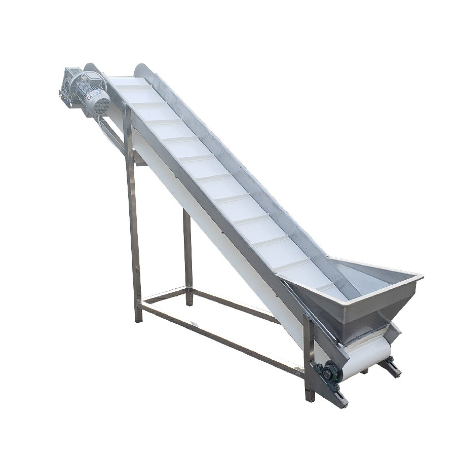 Flexconvey Z Type Inclined Conveyor for Food&amp;fruit Manufacture Inclined Modular Belt Conveyor System