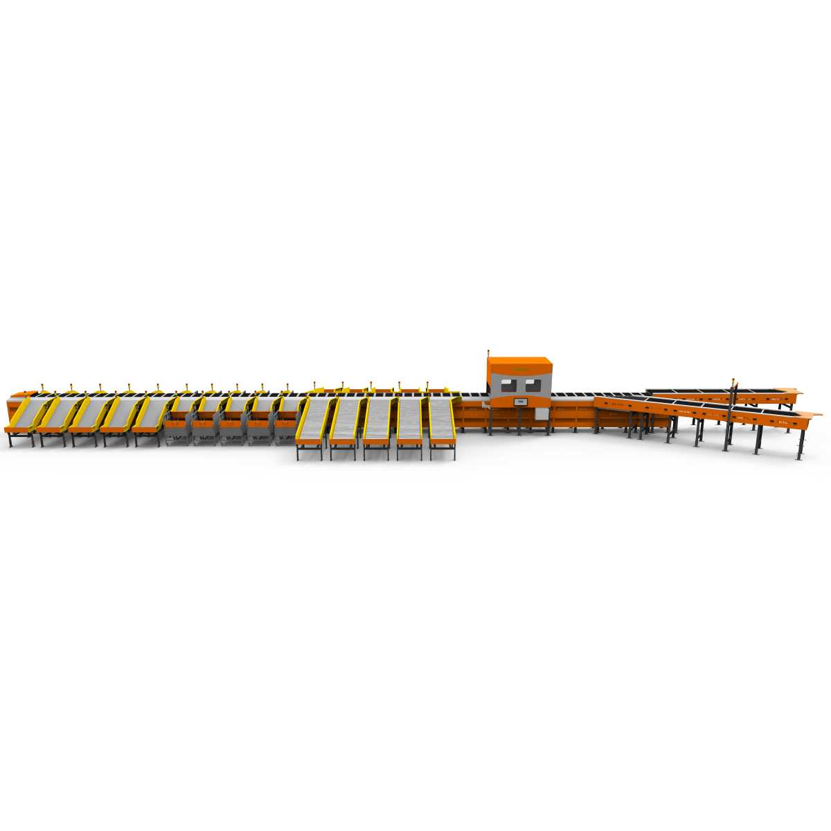 Automatic Sorting Conveyor System Intelligent Control for Logistics Parcel Sorting Line Sorting Conveyor From China