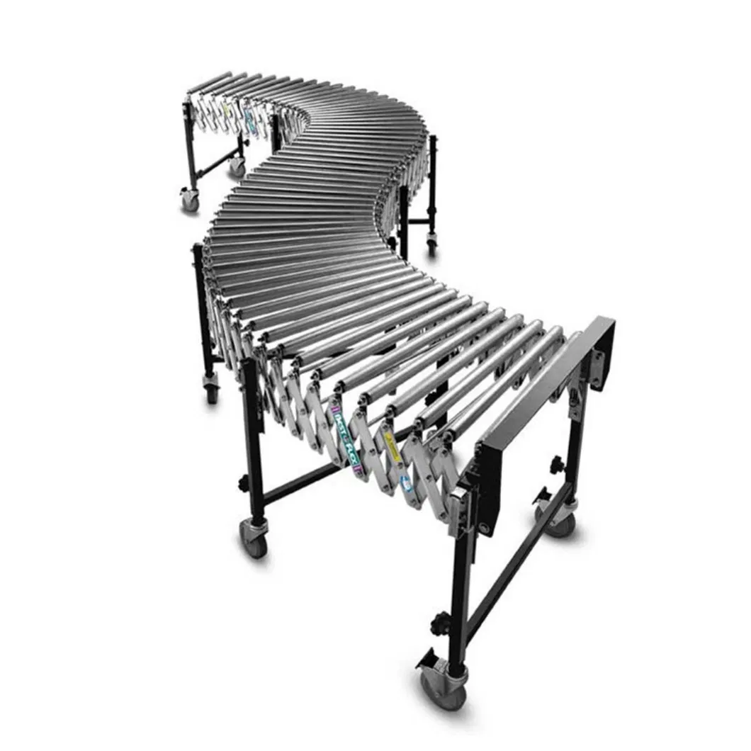Support Custom Made Expandable Flexible Power Model Roller Conveyor