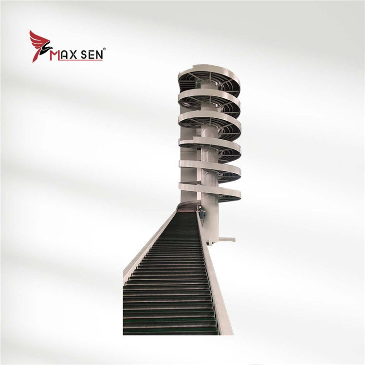 Go up/Go Down Direction Spiral Conveyor System for Outside Transport