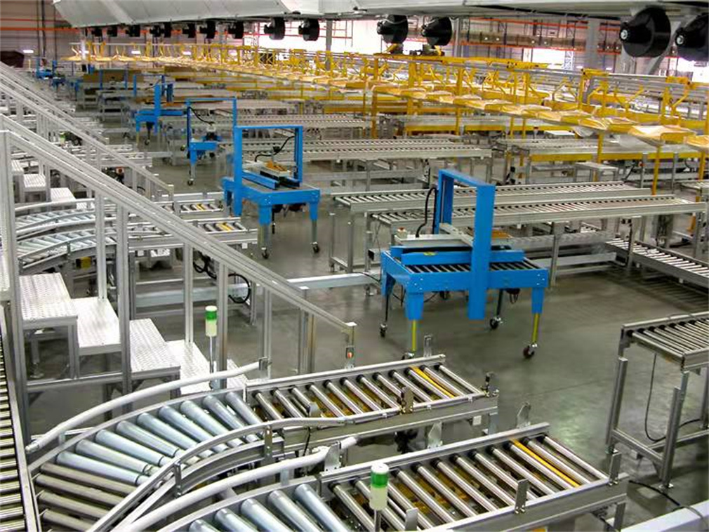 Autonomous Mobility Conveyor Networks AI-Powered Transport Lines Self-Lubricating Stainless Steel Rollers Intelligent