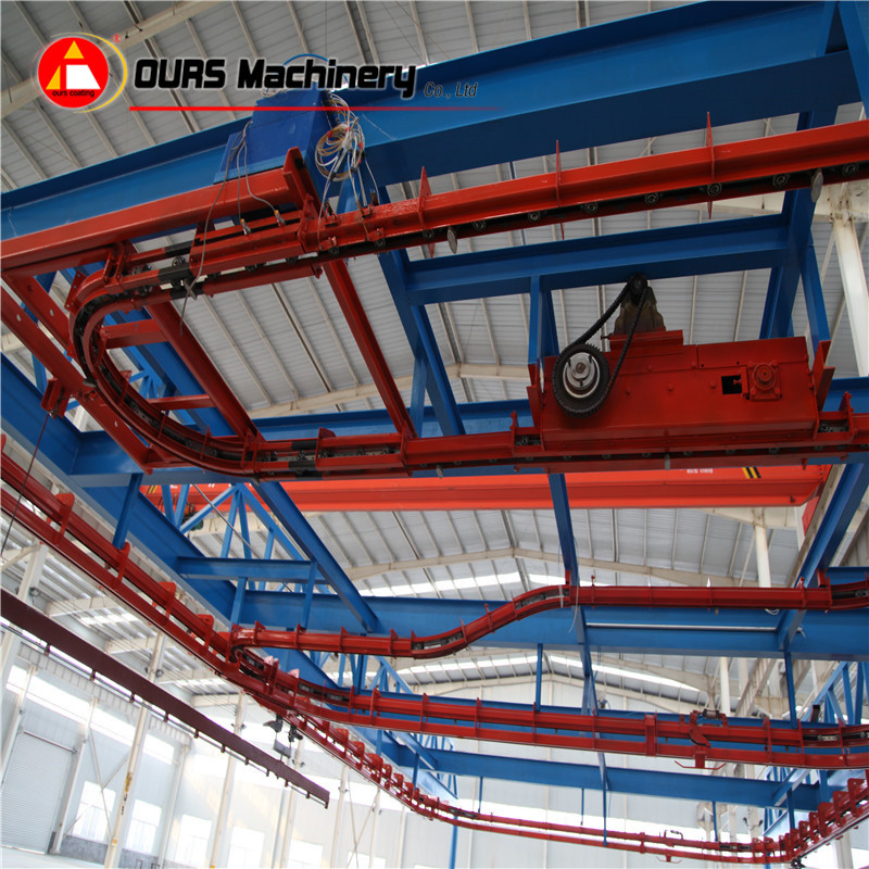 Widely Used Automatic Chain Conveyor Powder Coating System