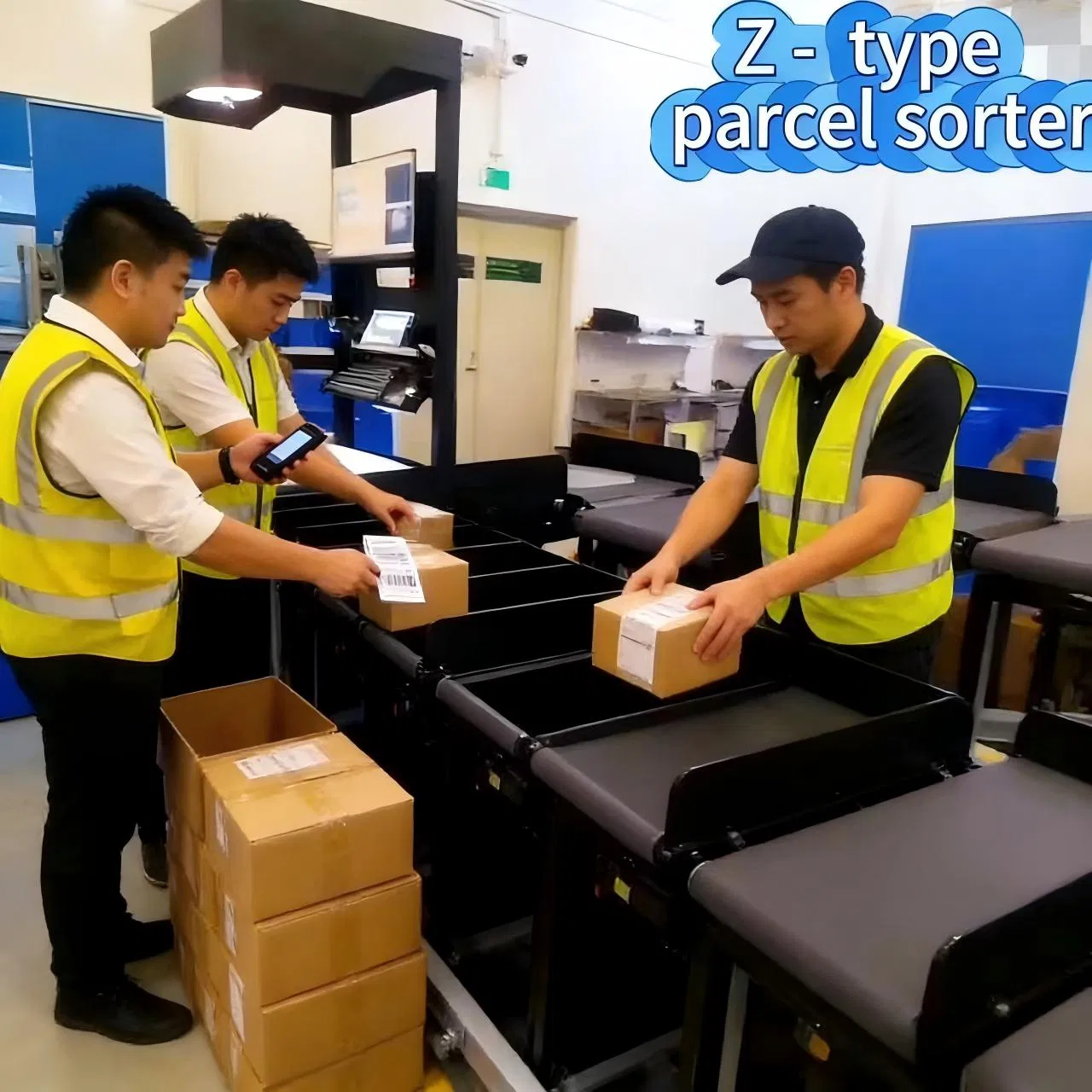 Intelligent Flexible Conveyor Belt with High Speed and Accurate Sorting for Various Package Operation Efficiency