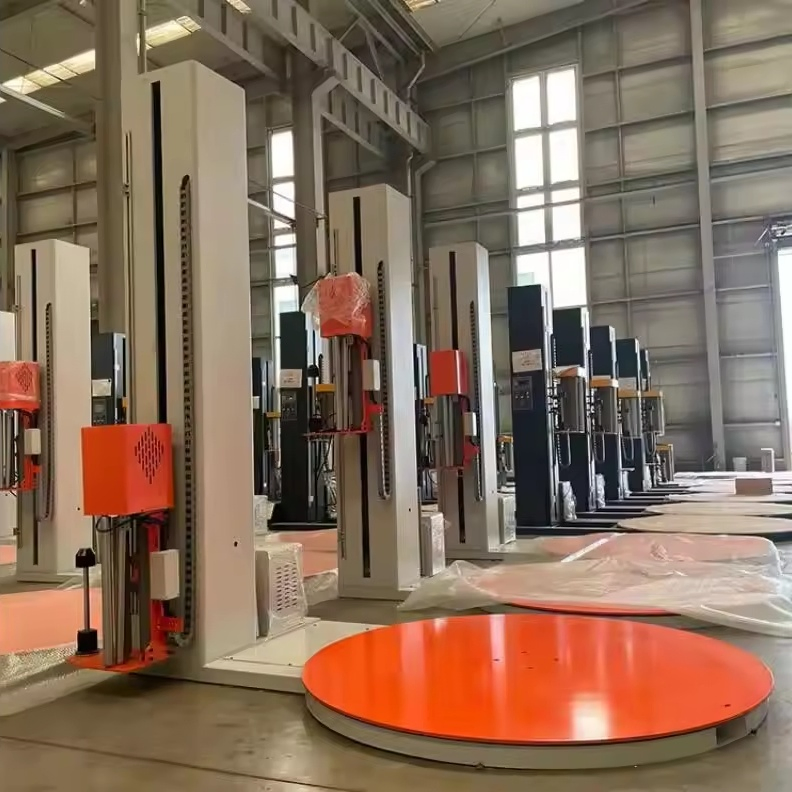 Pallet Wrapping Machine Conveyor Line for Logistics