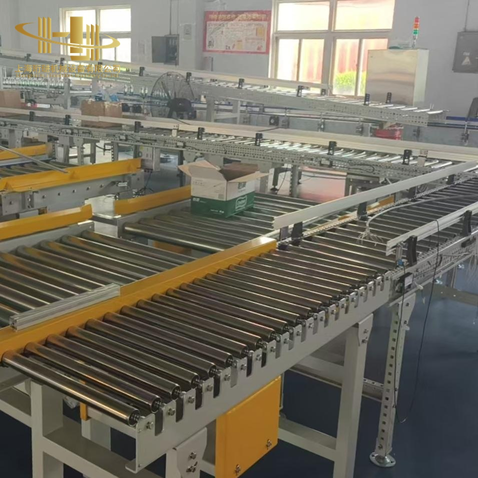 High-Speed Motorized Roller Conveyor Sorting System for Carton Packaging Line Automation Industry