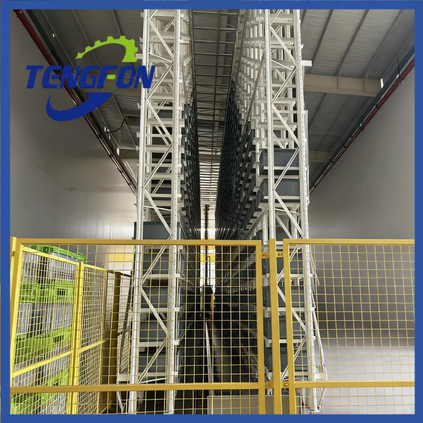 Industrial Vertical Conveyor System with Reliable Drive Unit