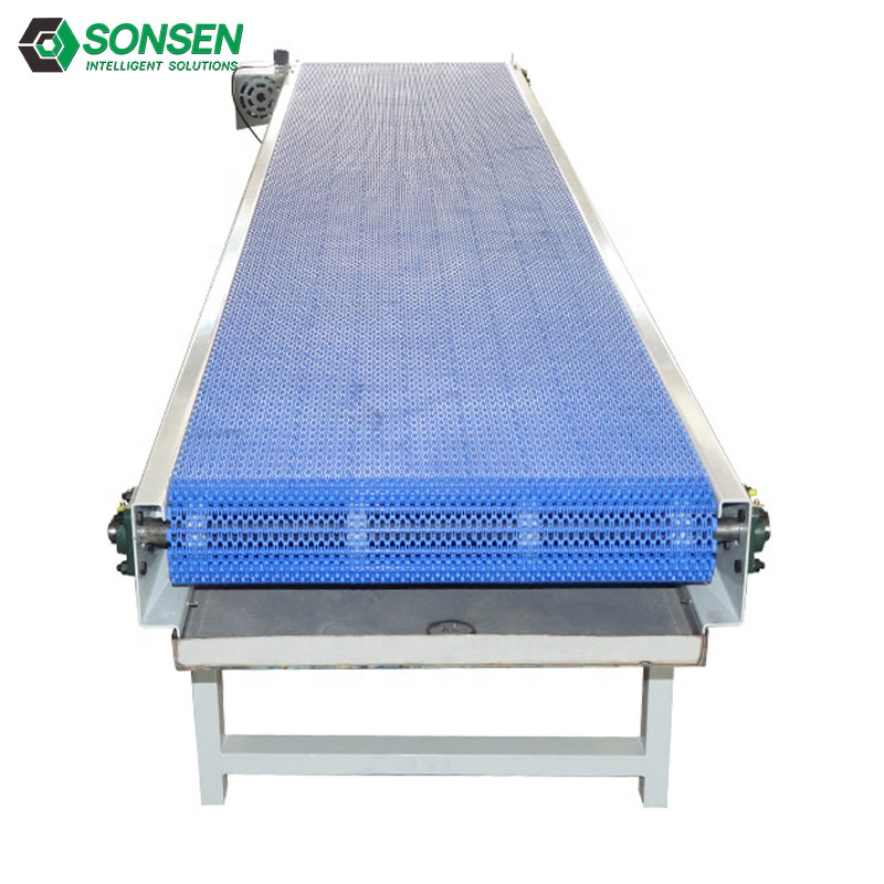 Customized Plastic Mesh Belt Conveyor Automatic and Durable POM Stainless Steel Conveyor System for Food Production Lines