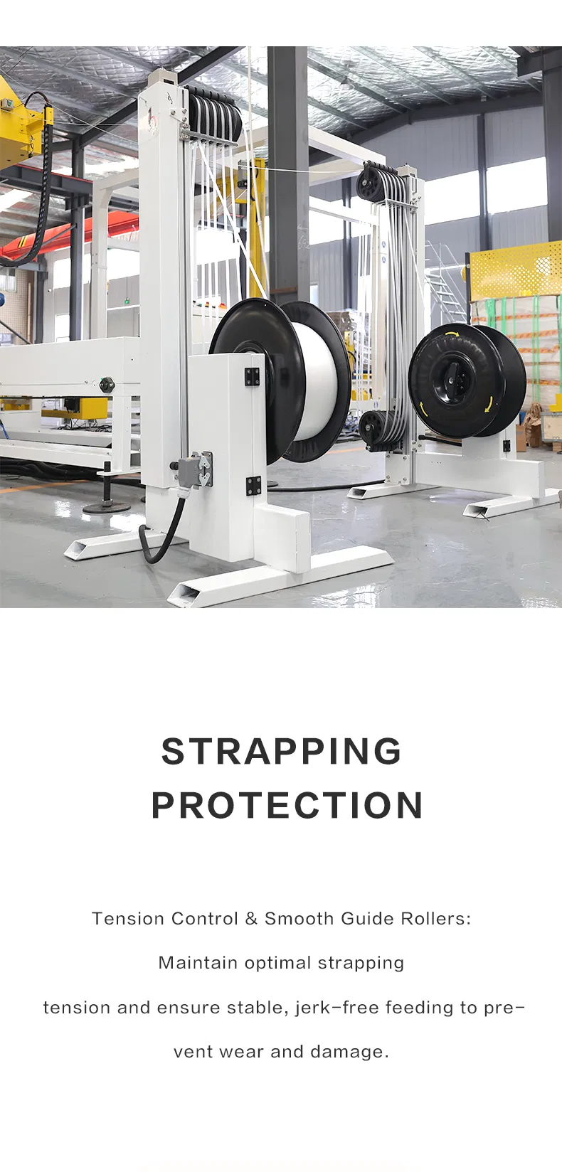 End of Line Corrugated Board Packaging System with Automatic Strapping and Conveyor Integration