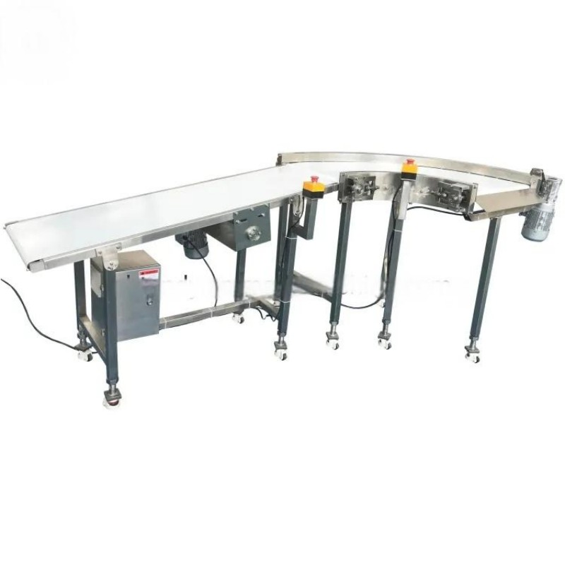 Customized PVC Belt Conveyor System for Automatic CNC Machines