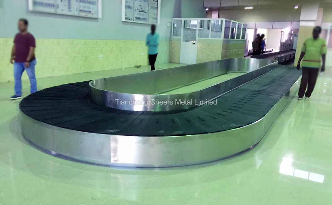 Airport Baggage Roller Conveyor Belt System 5